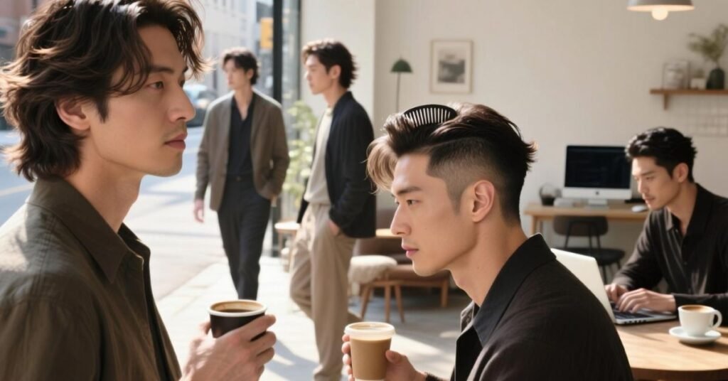 Medium Length Hairstyles Men