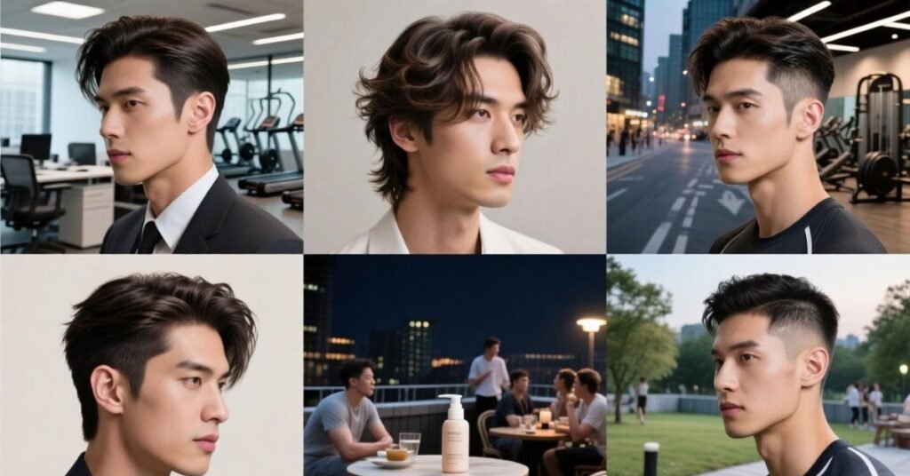 Medium Length Hairstyles Men