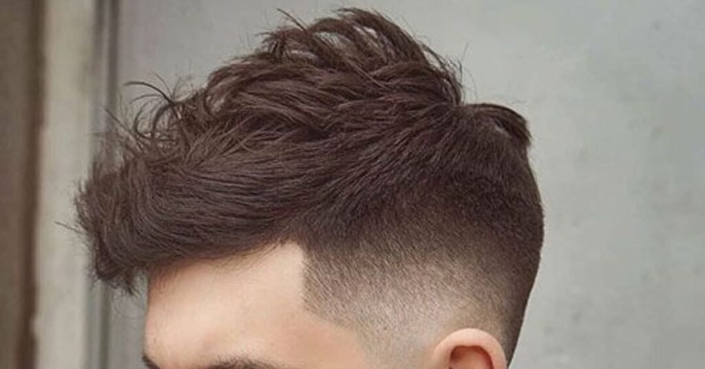 low fade haircut men