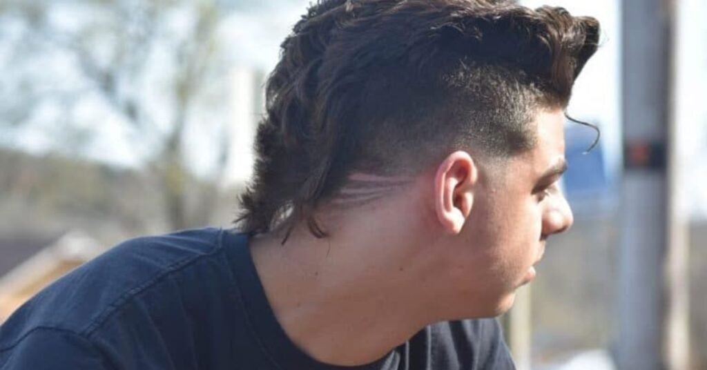 modern mullet hairstyle
