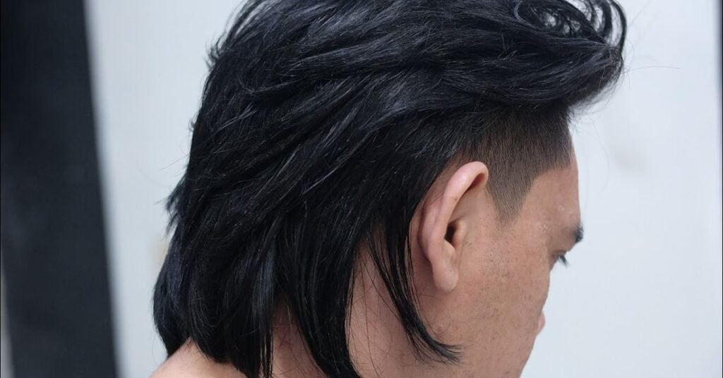 modern mullet hairstyle