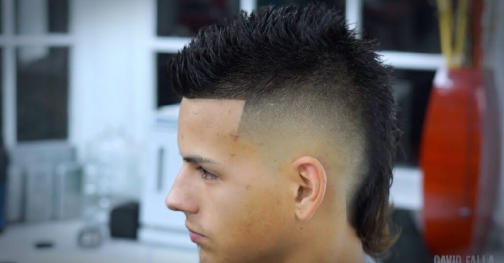 short modern mullet