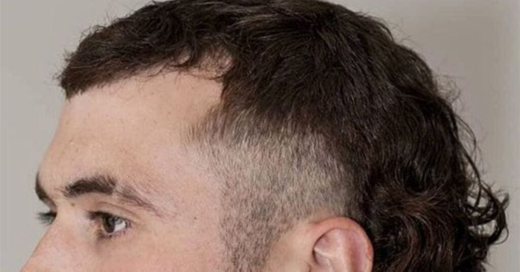 short modern mullet