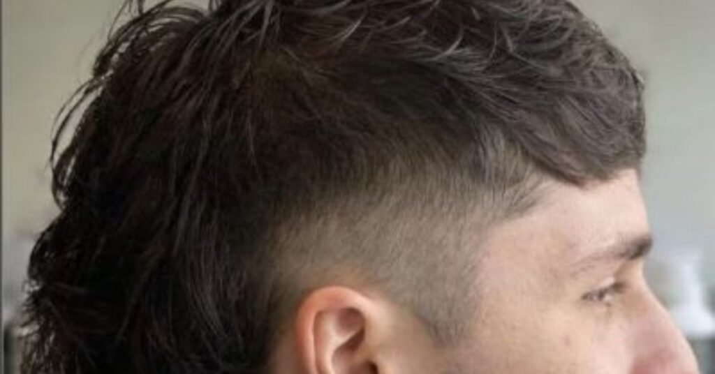 mullet short hair