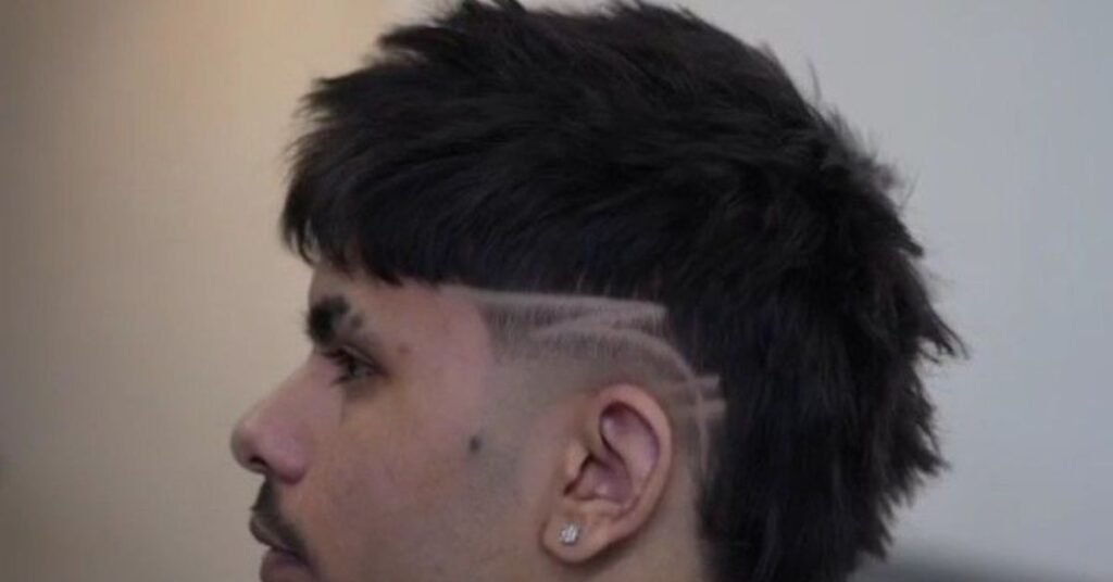 mullet short hair