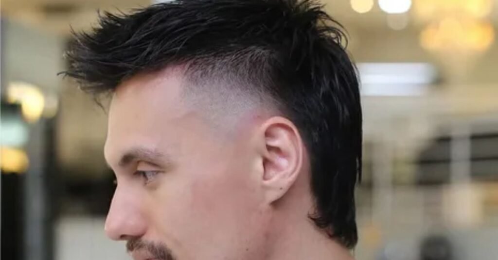 mullet short hair