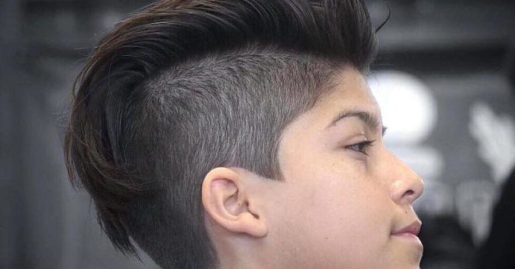 mullet short hair