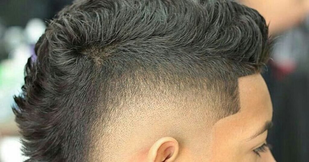 mullet short hair