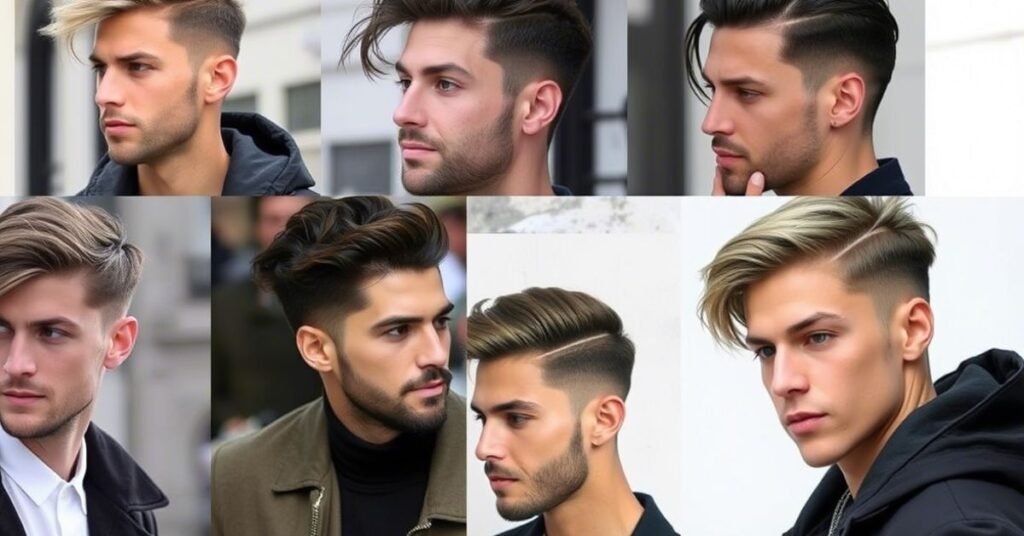 Middle Part Hairstyles Men