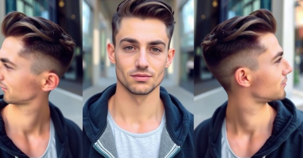 Middle Part Hairstyles Men