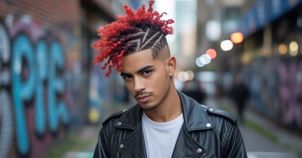 Curly Mohawk Haircut