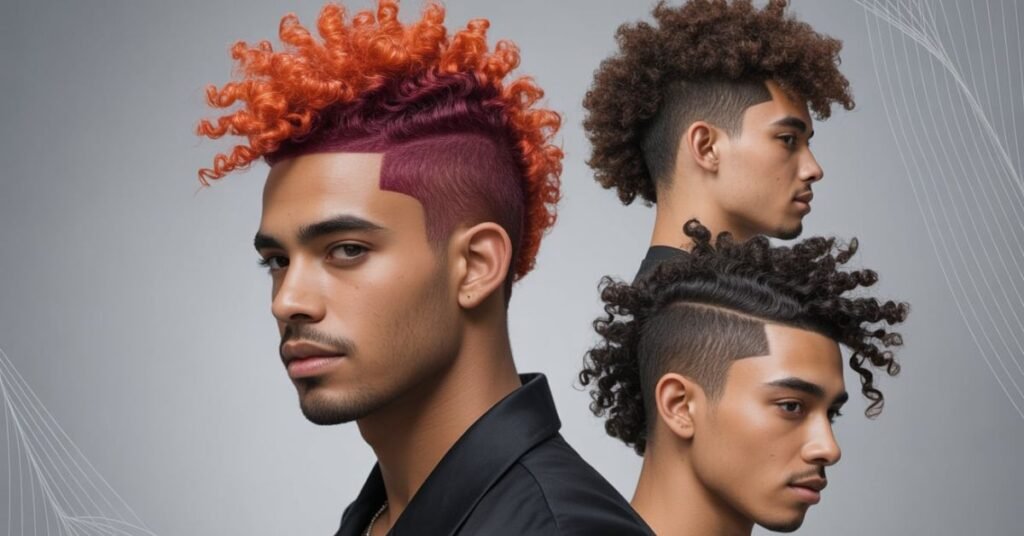 Curly Mohawk Haircut