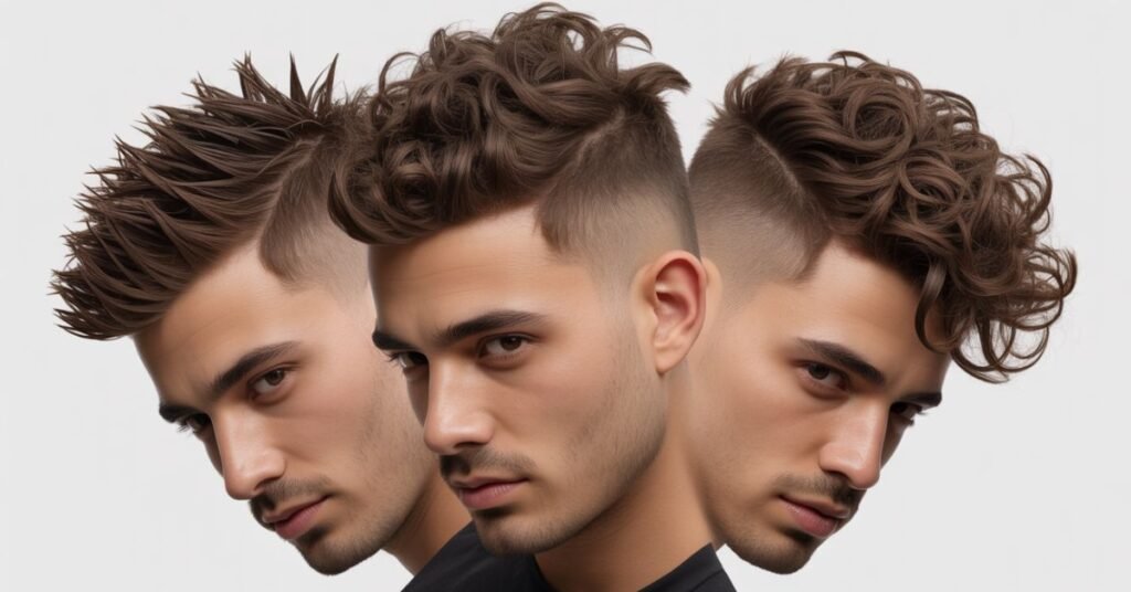 Curly Mohawk Haircut