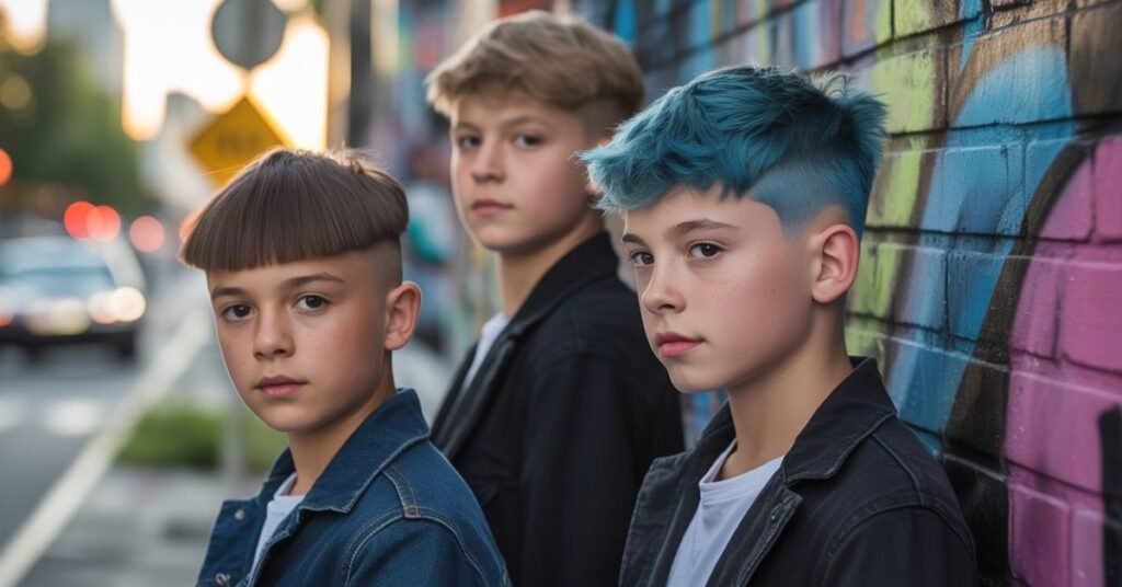 drop fade mullet