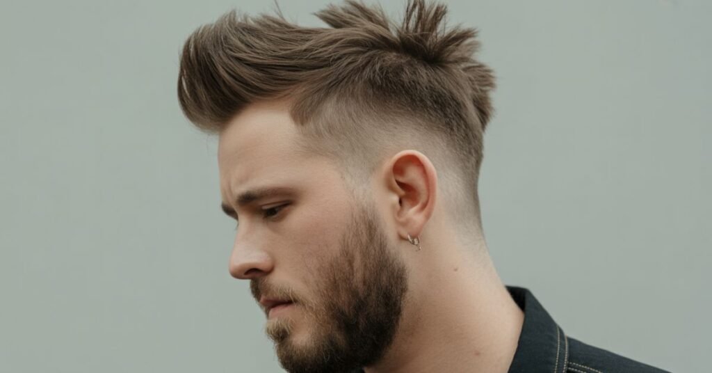 drop fade mullet