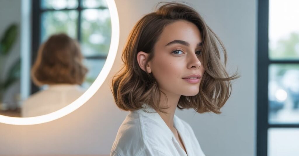 Front Long Back Short Hair
