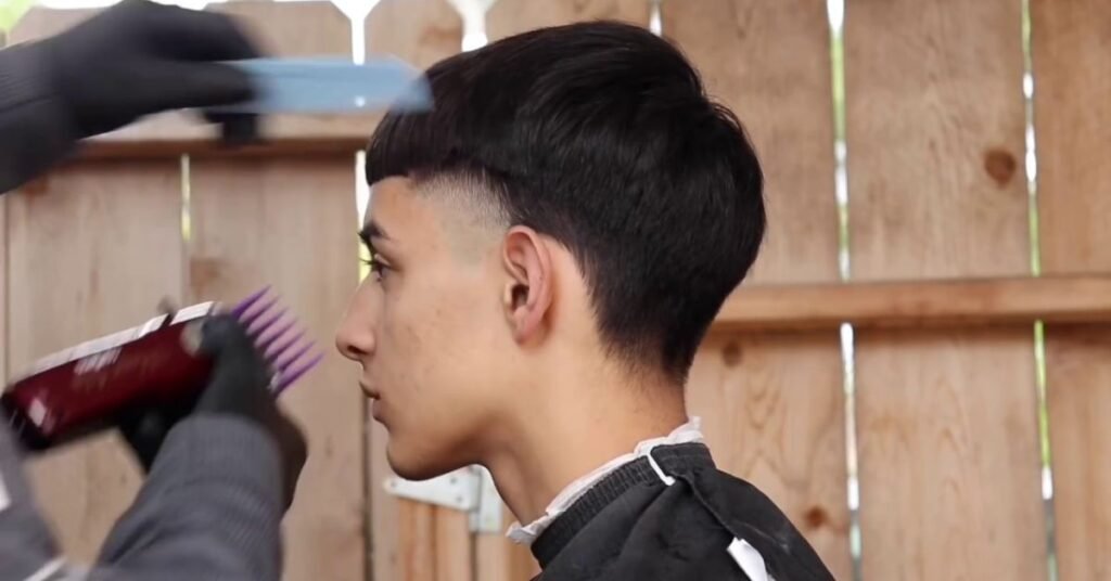 Low Taper Modern Mullet
