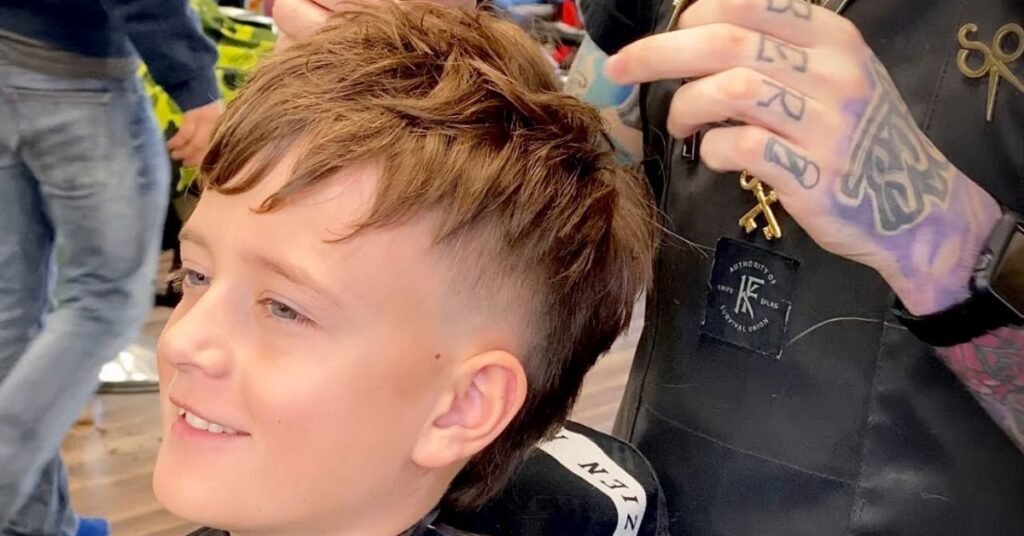 Low Taper Modern Mullet
