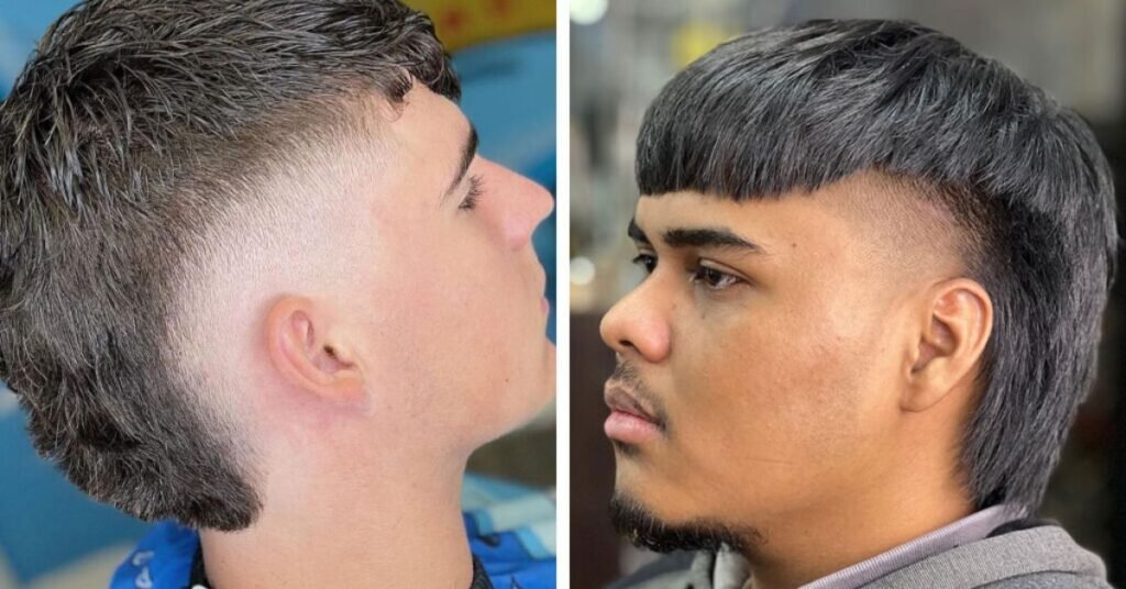 Low Taper Modern Mullet
