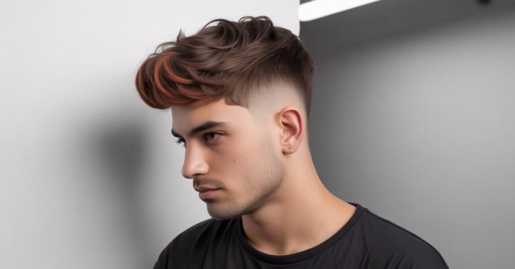 Modern Mullet Burst Fade