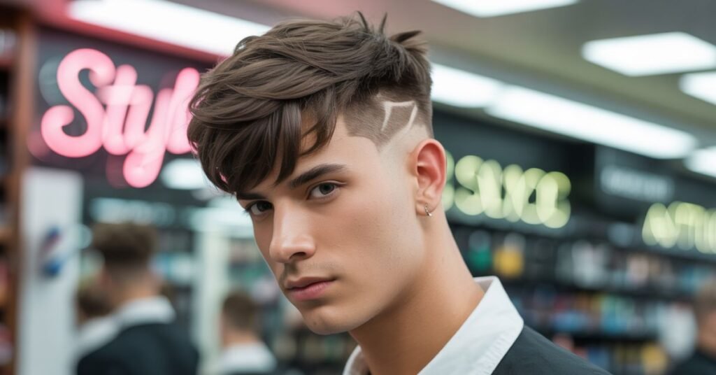 Modern Mullet Burst Fade