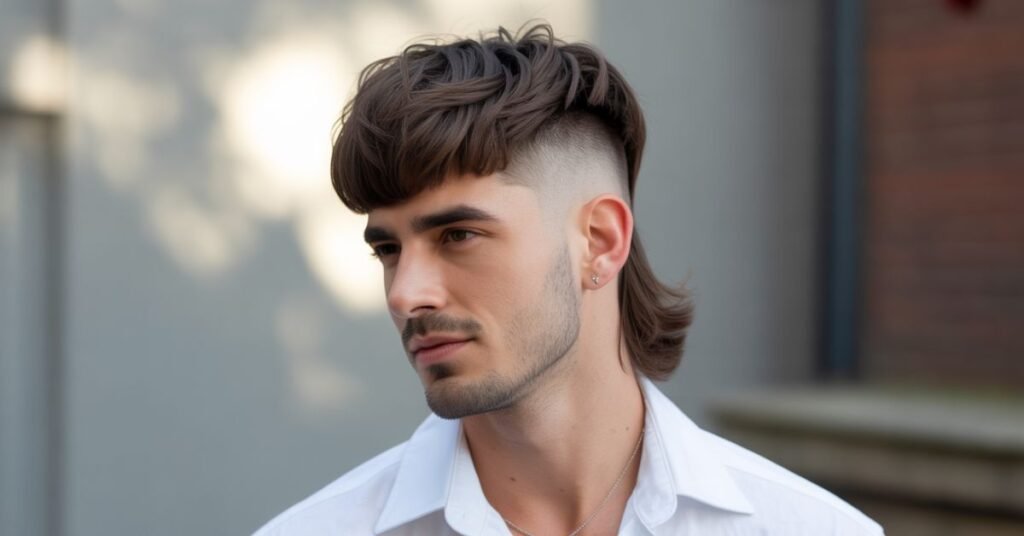 Modern Mullet Burst Fade
