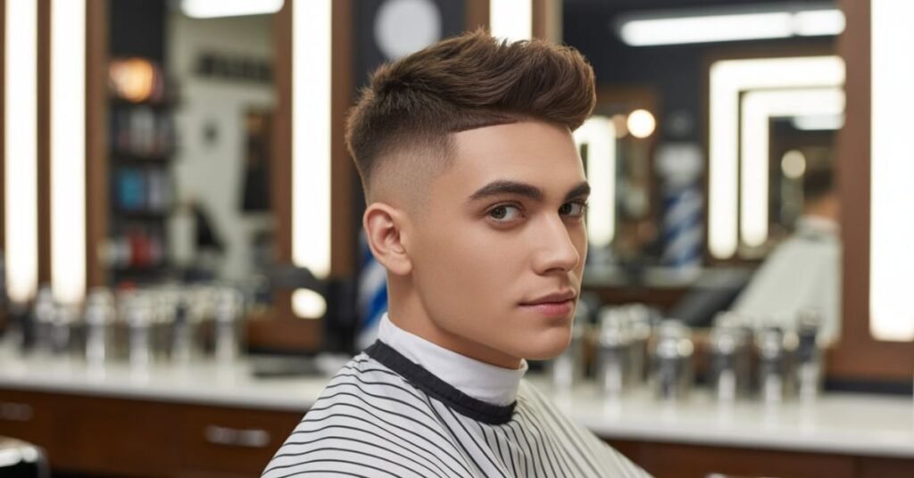 Modern Mullet Burst Fade
