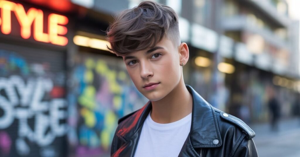 modern mullet short