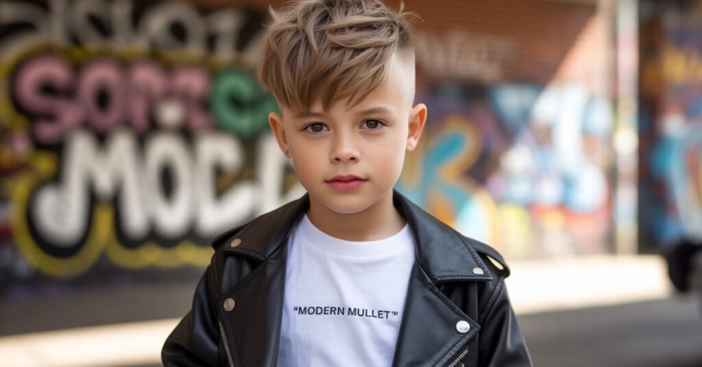 modern mullet short