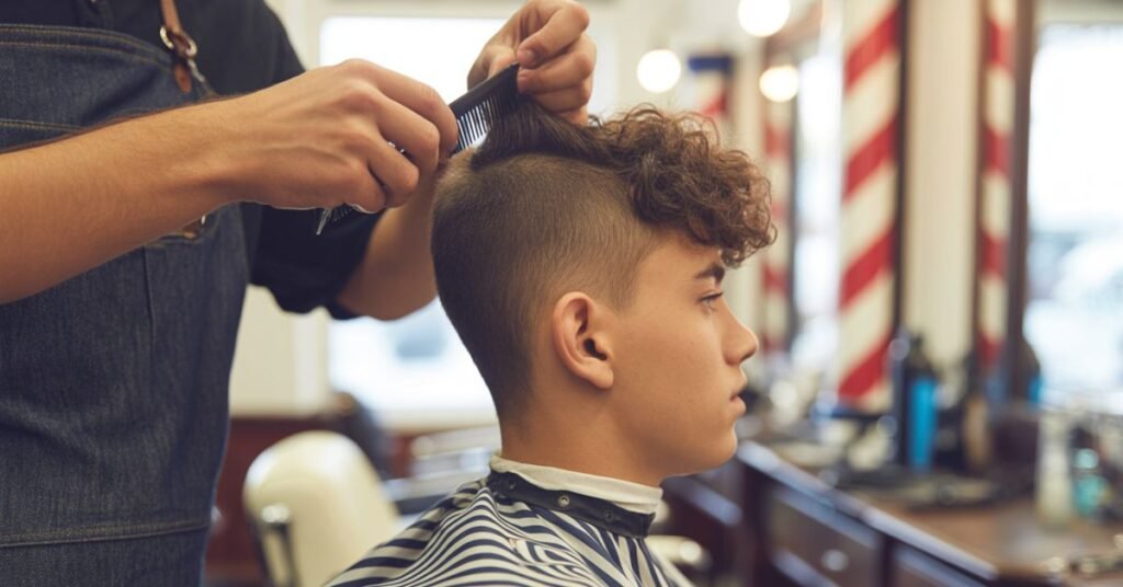Mullet Curly Hair