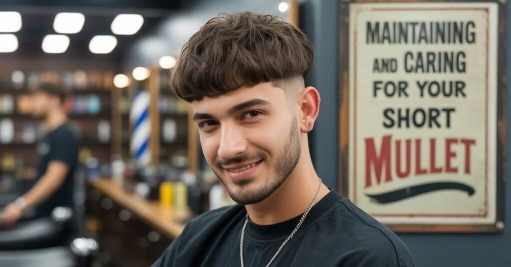 short mullet men