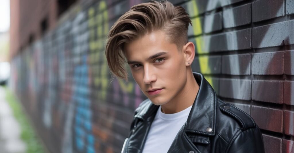 Slicked Back Mullet
