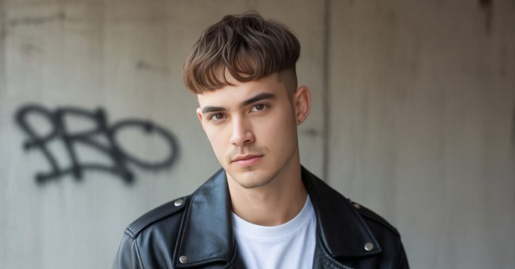 Mens Short Mullet