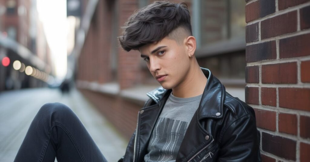 Mens Short Mullet