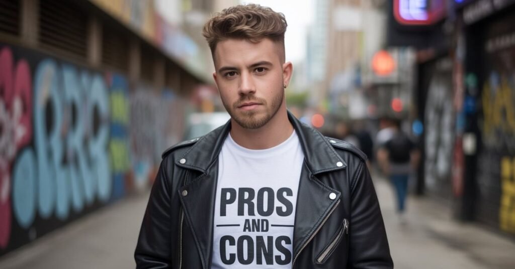 Mens Short Mullet