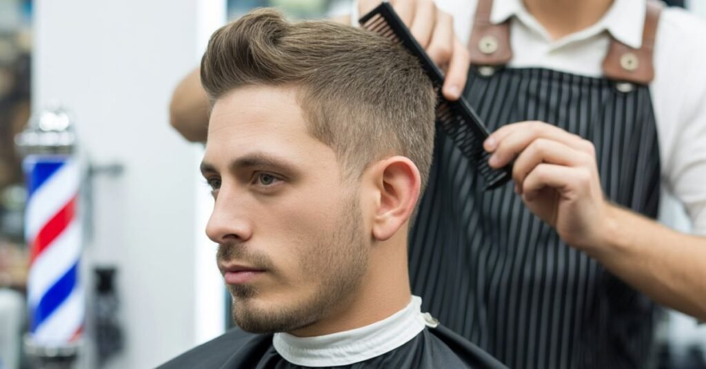 Mens Short Mullet