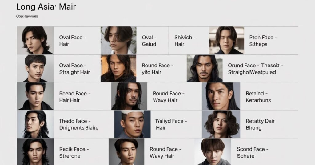 Long Asian Hairstyles Male