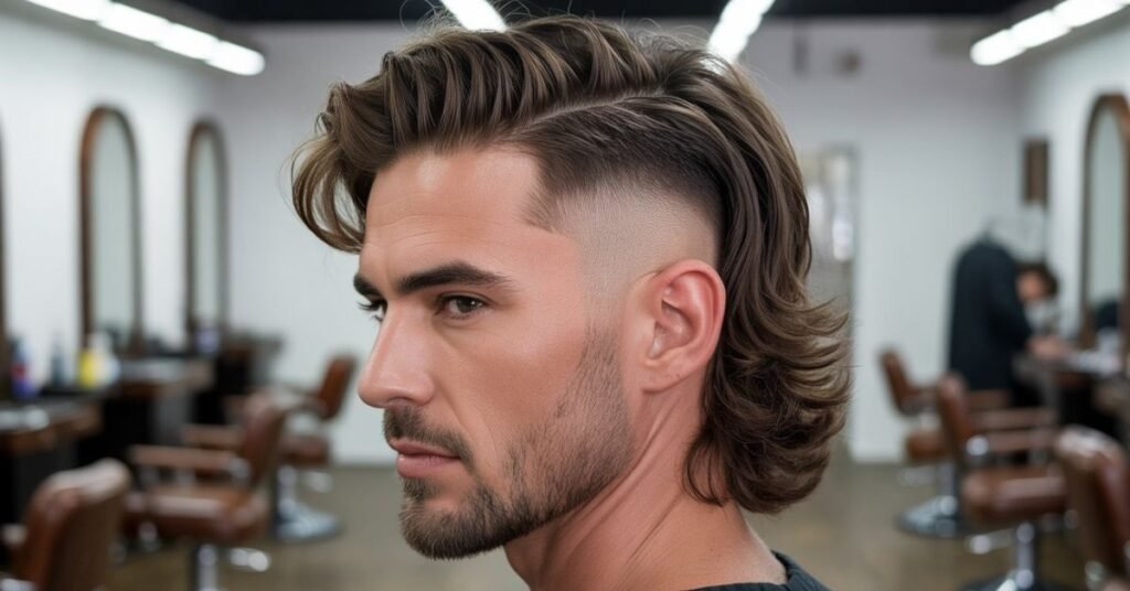 haircut mullet man