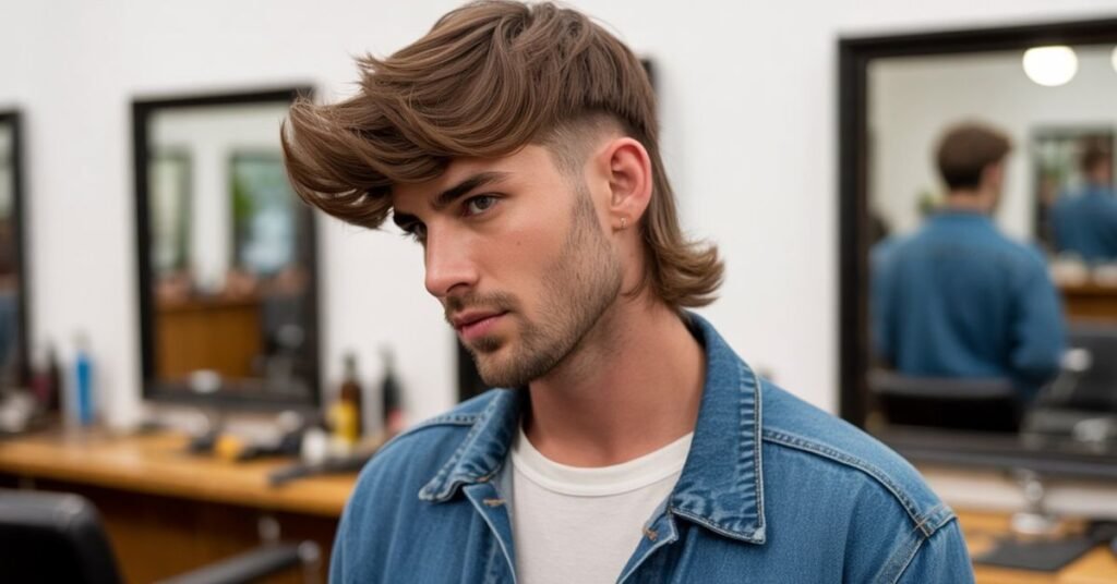 haircut mullet man