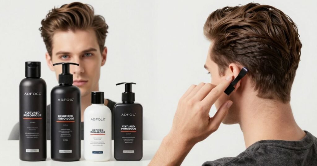 Modern Pompadour Hairstyle Men