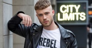 Mens Short Mullet